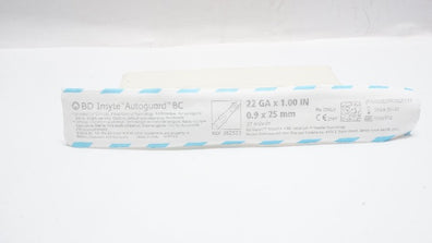 BD 382523 Insyte Autoguard BC Shielded I.V. Cath. 22GA x 1.00inch, 37mL/min (x)